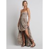 TE7168WYZ Sexy backless halter maxi beach dress