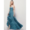 TE7168WYZ Sexy backless halter maxi beach dress