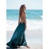 TE7168WYZ Sexy backless halter maxi beach dress