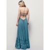 TE7168WYZ Sexy backless halter maxi beach dress