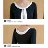 TE8701XBFS Korean fashion empire waist slim Hepburn black dress