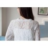 TE8708XBFS Sexy transparent lace sunscreen cardigan