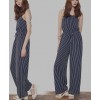 TE1594GJWL Casual fashion slim waist suspender wide leg jumpsuit