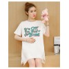 TE1768JXMM New style fashion letters printmaternity t-shirt dress