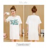 TE1768JXMM New style fashion letters printmaternity t-shirt dress