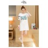 TE1768JXMM New style fashion letters printmaternity t-shirt dress