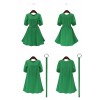 TE218WTY Summer new style pus size pure color slim waist dress