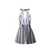 TE220WTY Euramerica hot sale fashion halter off shoulder jumpsuit