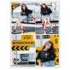 TE3112YZS Korean fashion rose decoration short sleeve t-shirt