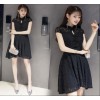 TE9507WMSS Korean fashion slim temperament lace cheongsam dress