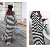 TE6554YZS Spring fashion long sleeve slit maxi dress