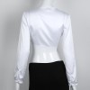 TE832HRCL Hot sale long sleeve hollow out breast short tops