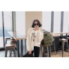 TE1561GJWL Casual fashion loose joker embroidery irregular t-shirt