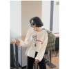 TE1561GJWL Casual fashion loose joker embroidery irregular t-shirt