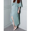 TE1685GJWL Spring fashion batwing sleeve tops with irregular skirt