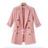 TE0829DN Europe fashion casual slim double-breasted jacket