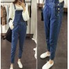 TE1112DXE Boyfriend style loose denim overalls