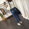 TE1112DXE Boyfriend style loose denim overalls