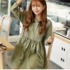 TE1414GJWL Japanese fashion sweet stripes splicing casual dress