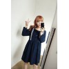 TE1414GJWL Japanese fashion sweet stripes splicing casual dress