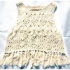 TE1162PP Europe fashion sexy hollow out crochet bikini tassel overall