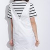 TE2104HM Korean style bowknot two way wear suspender dress