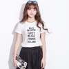 TE2109HM Letter print short sleeve cotton t-shirt