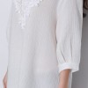 TE2123HM Korean fashion lace v-neck fresh dress