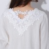 TE2123HM Korean fashion lace v-neck fresh dress