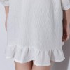 TE2123HM Korean fashion lace v-neck fresh dress