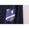 TE255LLNR Dot national style embroidery splicing long t-shirt