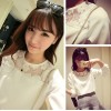 TE9022MMFS Temperament lace splicing chiffon tops