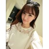 TE9022MMFS Temperament lace splicing chiffon tops