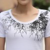 TE3120WSSP Summer fashion simple print short sleeve T-shirt