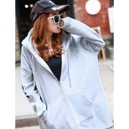 TE3352XLZ Europe fashion irregular forked tail plus size hoodie