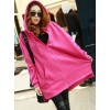 TE3352XLZ Europe fashion irregular forked tail plus size hoodie