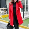 TE3925MY Korean fashion cocoon model trendy woolen coat