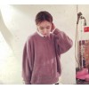 TE6035XHHB Loose large size batwing sleeve knitting pullover sweater