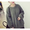 TE6035XHHB Loose large size batwing sleeve knitting pullover sweater