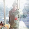 TE6383DLL Autumn fashion simple pure color hoodie