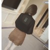 TE6536YYK New style puff sleeve lacing chiffon shirt with inner vest