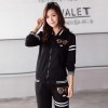 TE749YHZL 2015 fashion Casual print slim tracksuit