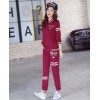 TE749YHZL 2015 fashion Casual print slim tracksuit