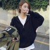 TE7878XHHB Korean fashion ulzzang zipper casual fleece coat
