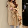 TE86230JYS Korean fashion loose knitting maternity cardigan long sweater