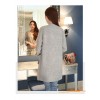 TE86230JYS Korean fashion loose knitting maternity cardigan long sweater