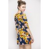 TE9032LLYG Europe fashion print half sleeve dress