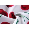 TE9079LLYG Europe fashion cherries print sleeveless tops with A-line skirt