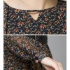 TE9548JDYJ Korean style shivering autumn fashion chiffon dress