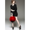 TE6013DFT Europe fashion puff sleeve ballon skirt dress